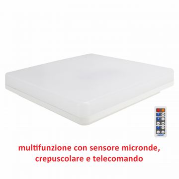 PLAFONIERA LED QUADRA 24W