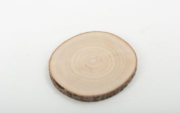 VASSOIO IN LEGNO ROTONDO D. 24CM H. 2.5CM