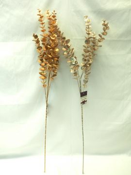 FOGLIA DECORATIVA METALLIZZATA H. 88CM ASSORTITO