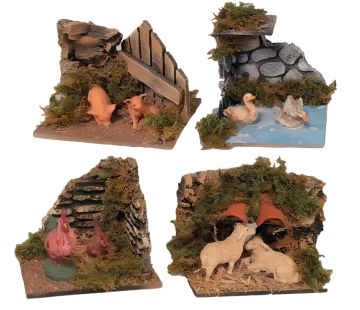AMBIENTAZIONI CON ANIMALI 10X6CM ASSORTITO