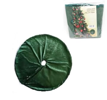 COPRIALBERO IN VELLUTO VERDE D. 120CM