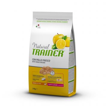 NATURAL TRAINER DOG PUPPY & JUNIOR SMALL & TOY POLLO FRESCO KG 2