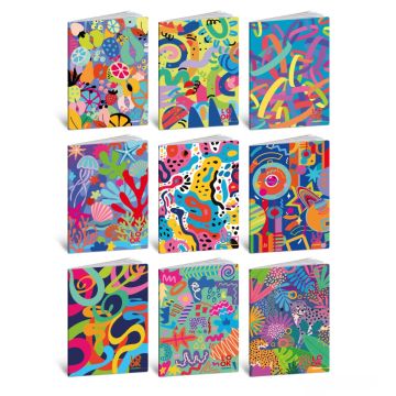 Pigna, Maxi Schrift Fruits, f.to A4, 21 x 29,7 cm, pagina's 80
