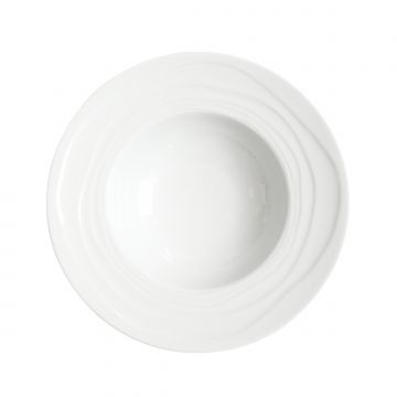 SET 6 PIATTO FONDO ONDE 27.5CM BIANCO