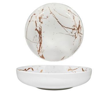 PIATTO FONDO MARBLE WHITE D 20CM