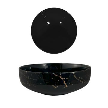 CIOTOLA MARBLE BLACK D 24 H 8CM