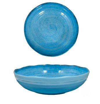 PIATTO FONDO IN MELAMINA BLU PEPPER DIAM. 20CM