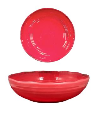 PIATTO FONDO IN MELAMINA RED PEPPER DIAM. 20CM