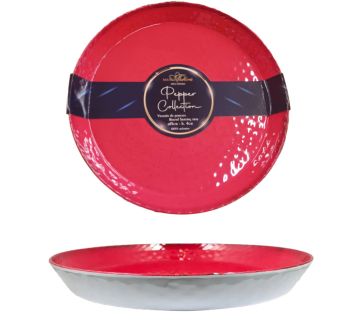 VASSOIO ROTONDO IN MELAMINA RED PEPPER DIAM. 35 H 4CM