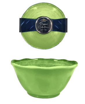 CIOTOLA IN MELAMINA GREEN PEPPER DIAM. 28 H 10CM