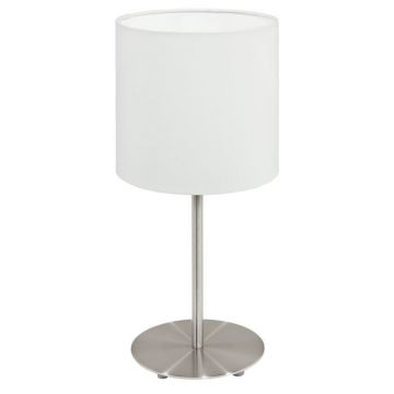 LAMPADA DA TAVOLO PASTERI BIANCO D14XH27,5CM  - E14 1X40W