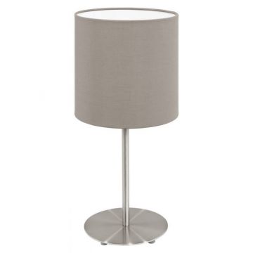 LAMPADA DA TAVOLO PASTERI TORTORA D14XH27,5CM - 1X40W E14