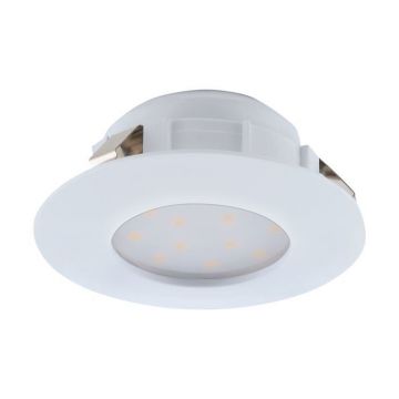 LAMPADA DA INCASSO LED PINEDA BIANCO D. 7,8CM - 1X4.9W 460lm 3000K IP20 IP44