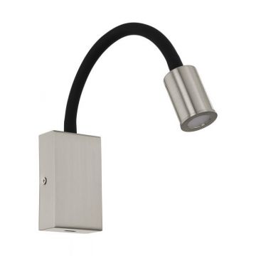 LAMPADA DA TAVOLO A LED TAZZOLI NERA 30CM - 380lm 3000K 3.5W USB