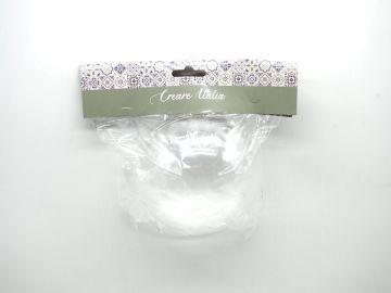 PALLA DI PLASTICA APRIBILE TRASPARENTE DIAM. 12CM