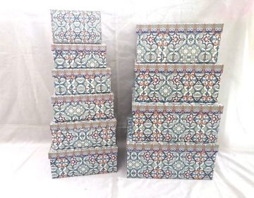 SCATOLA CARTA RETTANGOLARE H 13.8X30X22CM