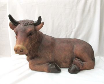 STATUINA BUE PER PRESEPE 45X30 CM 