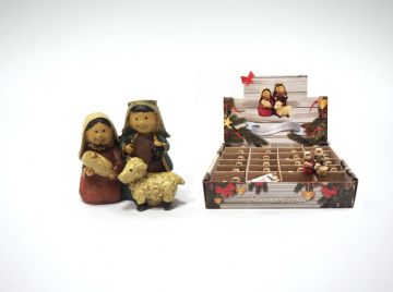 NATIVITÀ COLORATA H 3.5CM ASSORTITO