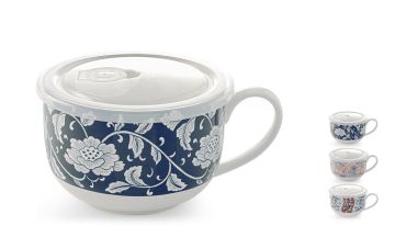 TAZZA JUMBO SAKURA CON COPERCHIO 860CC ASSORTITO