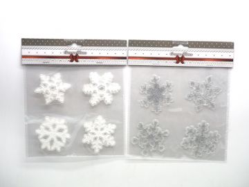 GEL DECORO FIOCCO DI NEVE ARGENTO/BIANCO ASSORTITO