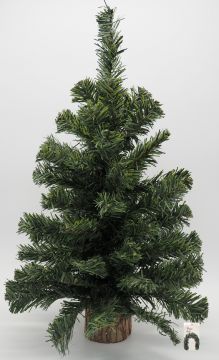 ALBERO PINO H 70CM C/BASE IN LEGNO 92 TIPS/5CM