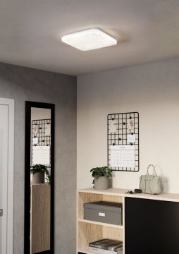 PLAFONIERA A LED FRANIA-S BIANCO 33X33CM - 14.6W 3000K 1600lm