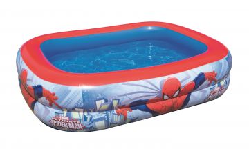 PISCINA CON 2 ANELLI SPIDER-MAN 201X150X51CM