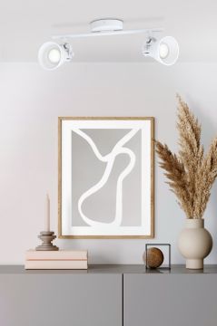 APPLIQUE SERAS BIANCO 45.5X17.5CM - 2X2.8W 3000K 2X250lm