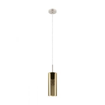 LAMPADARIO 1 LUCE SELVINO ORO FUMÈ D10XH110CM - 1X15W E27