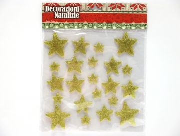 GEL DECORO STELLE ORO 22 STELLINE