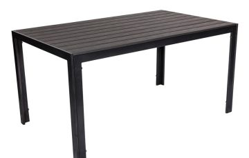 TAVOLO ALU-POLYWOOD 150X90 CM