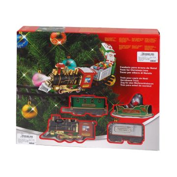 TRENINO NATALIZIO DA ALBERO CON LUCI/SUONI/MOVIMENTO D 88CM