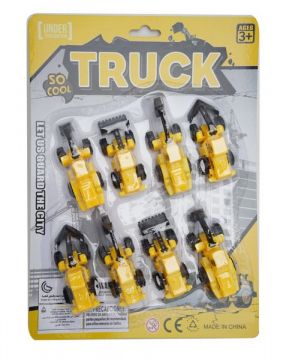 SET 8 MEZZI DA LAVORO TRUCK 22X29.5CM