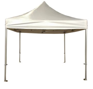 GAZEBO ESTENSIBILE IN ACCIAIO 3X4MT BIANCO