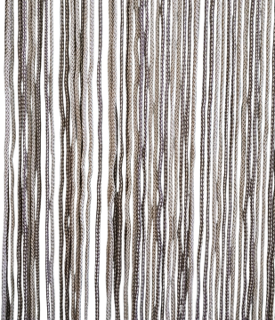 TENDA KORDA IN POLIESTERE BEIGE-MARRONE 100X220CM 