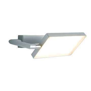 APPLIQUE A LED BOOK GRIGIO 22.5X15 H. 10CM - 18W 3200K 1820lm