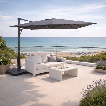 OMBRELLONE A BRACCIO MOD. MYB 3X3MT GRIGIO SCURO