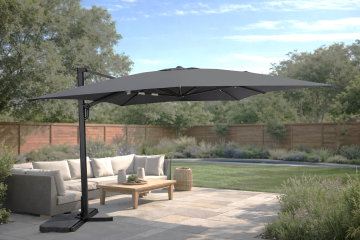 OMBRELLONE A BRACCIO MOD. MYB 3X4MT GRIGIO SCURO