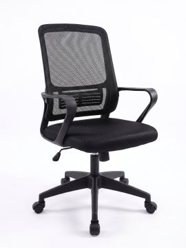 SEDIA DA UFFICIO MOD. SEIL IN TESSUTO E RETE NERA