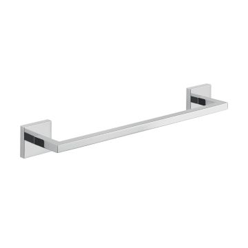 LINEA ELBA - PORTA ASCIUGAMANI IN OTTONE E ALLUMINIO CROMATO 35CM