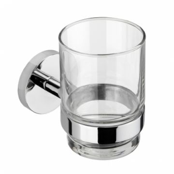 LINEA NEXO - BICCHIERE PORTASPAZZOLINI TRASPARENTE