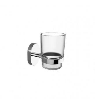 SERIE LINK - BICCHIERE PORTASPAZZOLINI TRASPARENTE