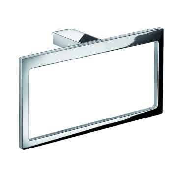 LINEA LANZAROTE - PORTA SALVIETTE AD ANELLO IN OTTONE E CROMALL CROMATO