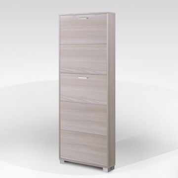 SCARPIERA 5 RIBALTE MOD. QUADRANTE CM 70X18 H.190 OLMO 