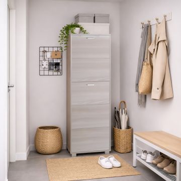 SCARPIERA 5 RIBALTE MOD. QUADRANTE CM 70X18 H.190 OLMO 