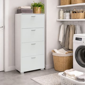 SCARPIERA 4 RIBALTE BIANCO FIAMMATO CM 70X29 E H 154 jpg