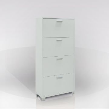 SCARPIERA 4 RIBALTE BIANCO FIAMMATO CM 70X29 E H 154 jpg