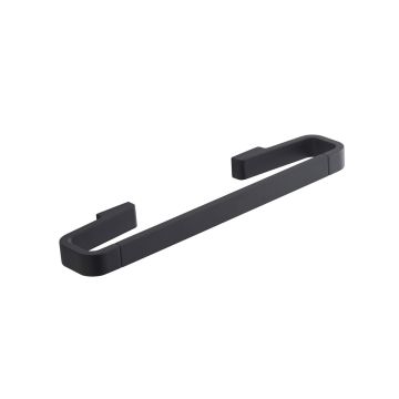 LINEA SAMOA - PORTA SALVIETTE IN OTTONE E CROMALL NERO MATT 30CM