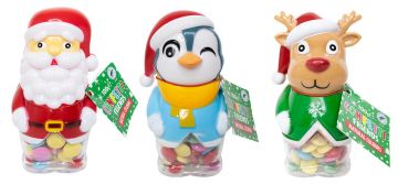 FIGURA NATALE CON CONFETTI CIOCCOLATO