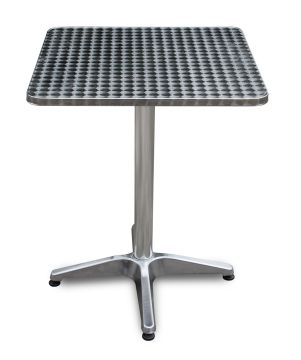 TAVOLINO BISTROT CM60X60 H70 ALLUMINIO